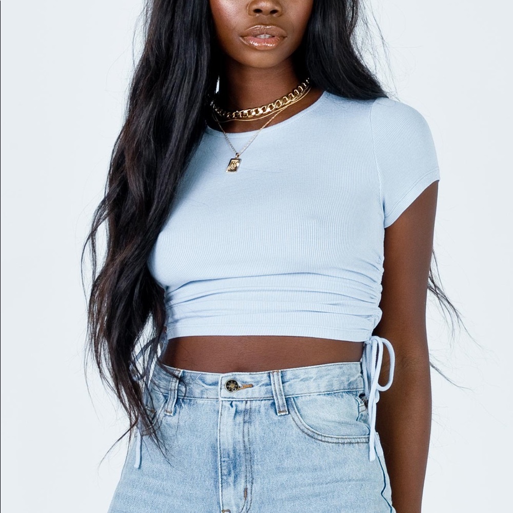 Princess Polly Evant Tee Blue